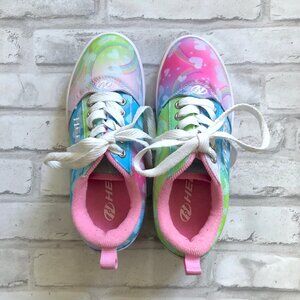 HEELYS | Rainbow Shoes Only No Wheels Hearts Pastel Girl's Size 1 Youth